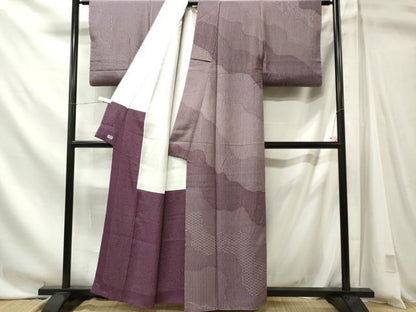 平和屋着物■上質な小紋　寺山存男　道長吉祥文　高島屋扱い　正絹　逸品　未使用　CABL5730oy