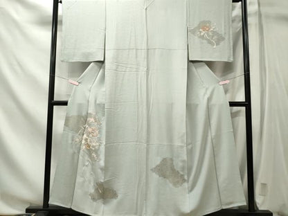 平和屋着物■中国三大刺繍　相良刺繍　訪問着　花籠文　金彩　ますいわ屋扱い　正絹　逸品　CABL5739oy