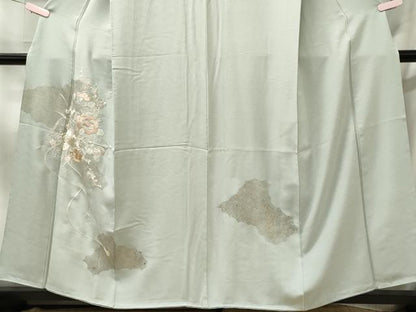 平和屋着物■中国三大刺繍　相良刺繍　訪問着　花籠文　金彩　ますいわ屋扱い　正絹　逸品　CABL5739oy