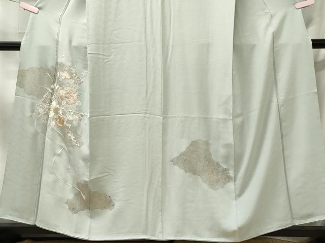 平和屋着物■中国三大刺繍　相良刺繍　訪問着　花籠文　金彩　ますいわ屋扱い　正絹　逸品　CABL5739oy