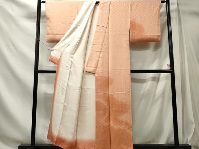 平和屋着物■訪問着　雲取り文　青海波地紋　正絹　逸品　CABL5740oy