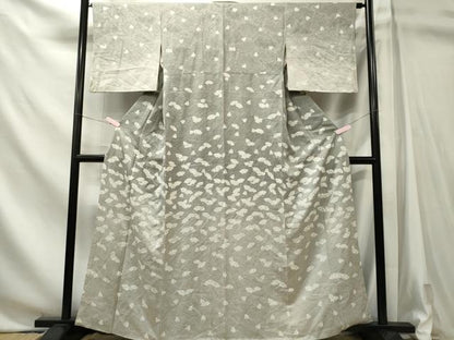 平和屋着物■訪問着　舞扇面文　正絹　逸品　CABL5752oy