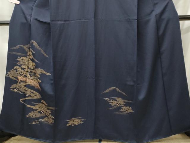 平和屋着物■訪問着　遠山風景文　金彩　正絹　逸品　CABL5755oy