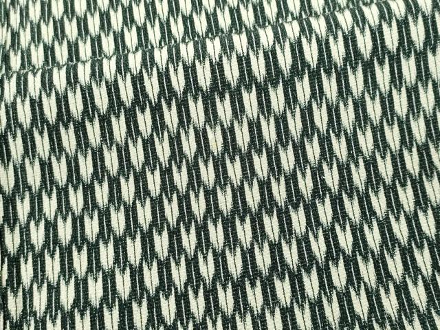 平和屋着物■上質な小紋　矢羽文様　正絹　逸品　CABL5759ou