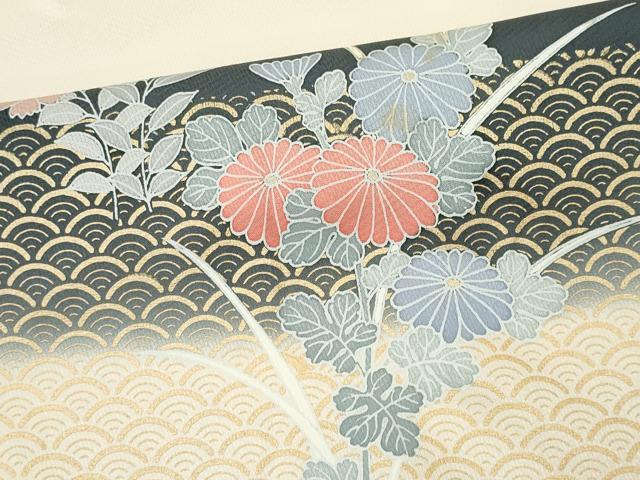 平和屋着物■訪問着　花籠文　暈し染め　正絹　逸品　CABL5763ou