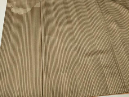 平和屋着物■上質な小紋　縞　雲取り地紋　正絹　逸品　CABL5766ou