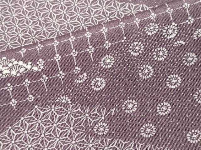 平和屋着物■上質な小紋　吉祥花文　正絹　逸品　CABL5771ou