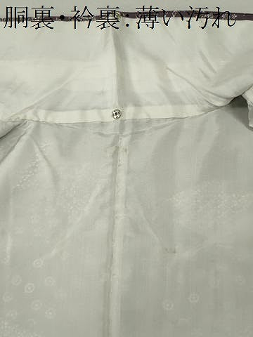 平和屋着物■上質な小紋　吉祥花文　正絹　逸品　CABL5771ou