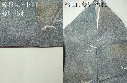 平和屋着物■上質な小紋　霞雪芝文　金彩　正絹　逸品　CABL5773ou