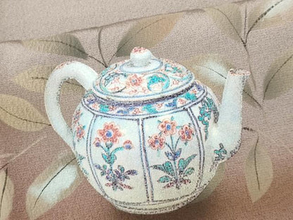 平和屋着物■豪華色留袖　手描き　陶器文　暈し染め　金彩　正絹　逸品　CABL5774ou