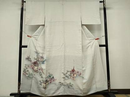 平和屋着物■豪華色留袖　作家物　草花風景文　暈し染め　正絹　逸品　CABL5777ou