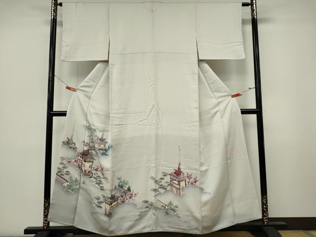 平和屋着物■豪華色留袖　作家物　草花風景文　暈し染め　正絹　逸品　CABL5777ou
