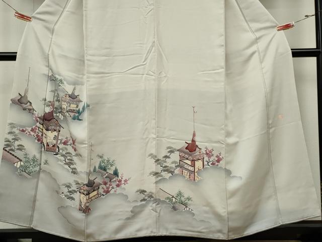 平和屋着物■豪華色留袖　作家物　草花風景文　暈し染め　正絹　逸品　CABL5777ou