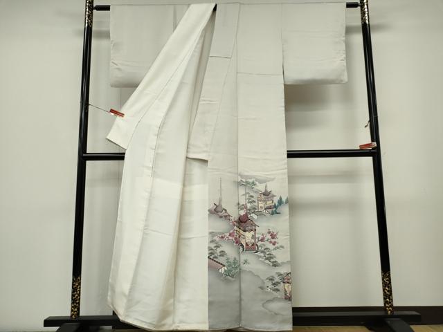 平和屋着物■豪華色留袖　作家物　草花風景文　暈し染め　正絹　逸品　CABL5777ou