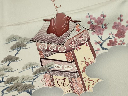 平和屋着物■豪華色留袖　作家物　草花風景文　暈し染め　正絹　逸品　CABL5777ou