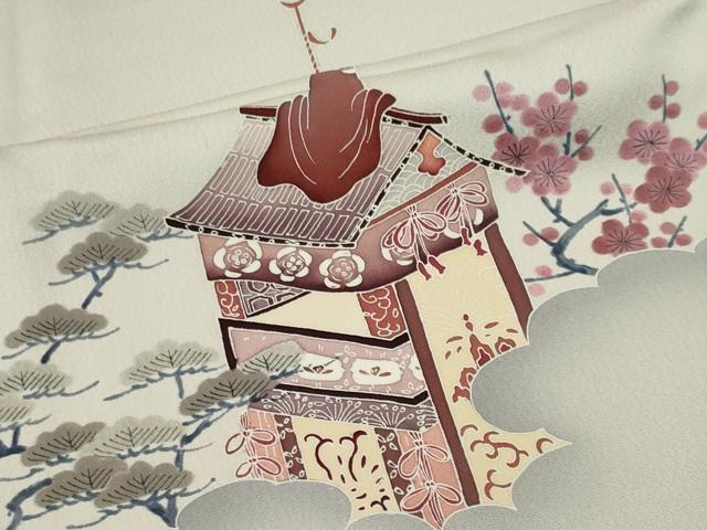 平和屋着物■豪華色留袖　作家物　草花風景文　暈し染め　正絹　逸品　CABL5777ou