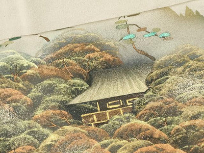 平和屋着物■訪問着　作家物　遠山風景文　正絹　逸品　CABL5780ou