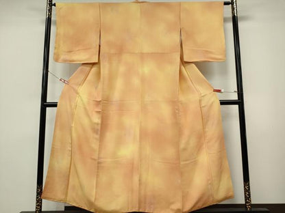 平和屋着物■上質な小紋　霞文　流水地紋　正絹　逸品　CABL5781ou