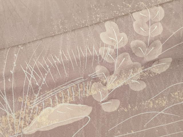 平和屋着物■上質な小紋　流水草木文　正絹　逸品　CABL5782ou