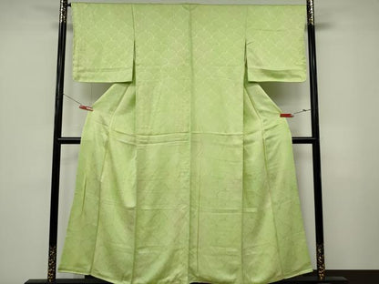 平和屋着物■上質な小紋　霞文　青海波地紋　暈し染め　正絹　逸品　CABL5783ou