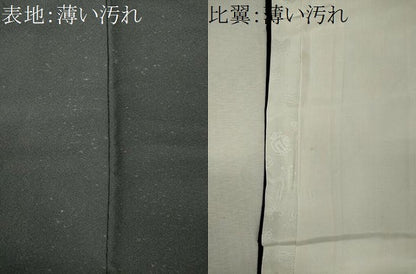 平和屋着物■豪華黒留袖　誰が袖花文　金彩　正絹　逸品　CABL5785ou