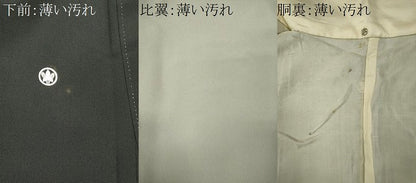 平和屋着物■豪華黒留袖　駒刺繍　貝桶花文　金彩　正絹　逸品　CABL5791ou
