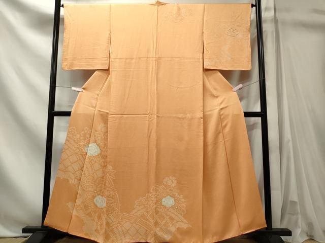 平和屋着物■訪問着　籬花文　正絹　逸品　CABL5841ou