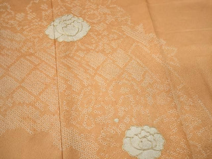 平和屋着物■訪問着　籬花文　正絹　逸品　CABL5841ou