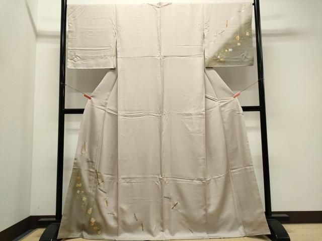 平和屋着物■訪問着　箔散らし　暈し染め　金銀彩　正絹　逸品　未使用　CABL5874ou
