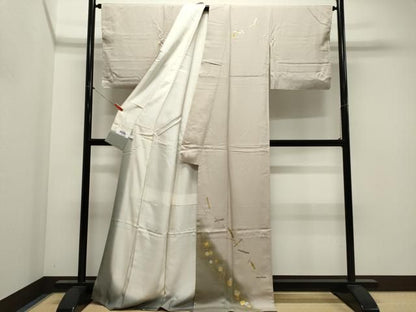 平和屋着物■訪問着　箔散らし　暈し染め　金銀彩　正絹　逸品　未使用　CABL5874ou