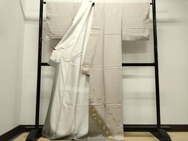 平和屋着物■訪問着　箔散らし　暈し染め　金銀彩　正絹　逸品　未使用　CABL5874ou