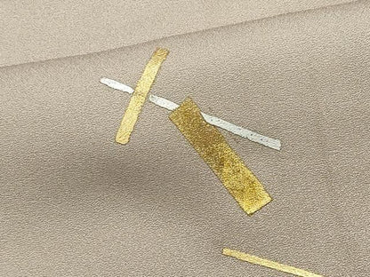 平和屋着物■訪問着　箔散らし　暈し染め　金銀彩　正絹　逸品　未使用　CABL5874ou