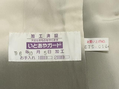 平和屋着物■訪問着　箔散らし　暈し染め　金銀彩　正絹　逸品　未使用　CABL5874ou