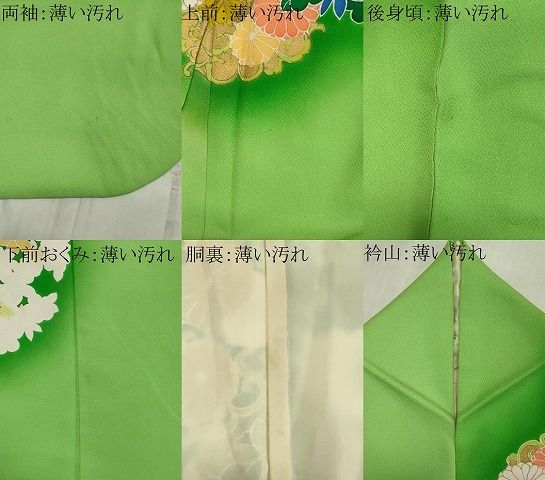 平和屋着物■豪華振袖　駒刺繍　草花丸文　暈し染め　金彩　正絹　逸品　CABL5890ou