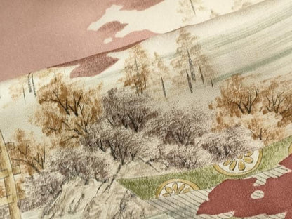 平和屋着物■豪華色留袖　作家物　風景文　暈し染め　正絹　逸品　CABL5893ou