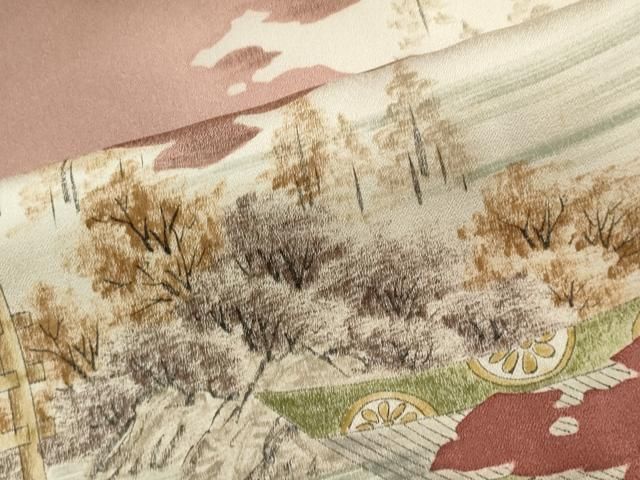 平和屋着物■豪華色留袖　作家物　風景文　暈し染め　正絹　逸品　CABL5893ou