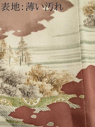 平和屋着物■豪華色留袖　作家物　風景文　暈し染め　正絹　逸品　CABL5893ou