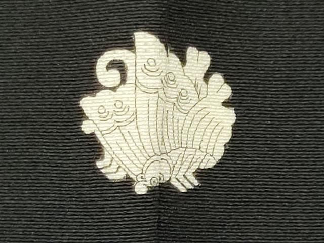 平和屋着物■豪華黒留袖　尾長鳥花文　金彩　正絹　逸品　CABL5950ou