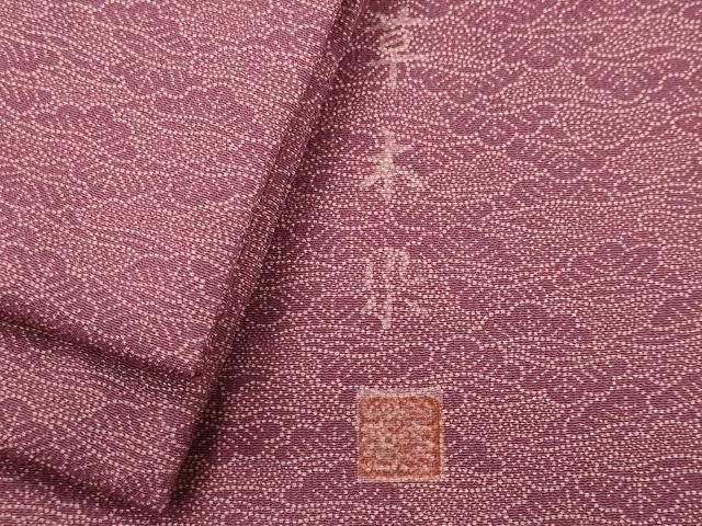 平和屋着物■江戸小紋　作家物　松　正絹　逸品　CABL5959ou