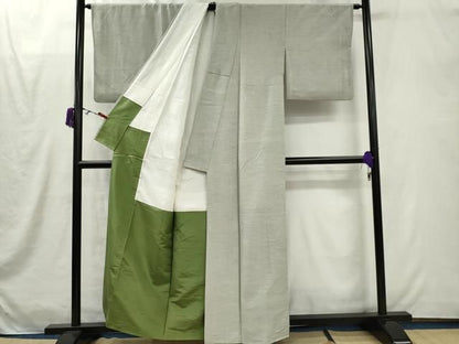 平和屋着物■上質な紬　霞文　正絹　逸品　CABL5966ou