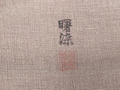 平和屋着物■上質な小紋　作家物　霞文　正絹　逸品　CABL5983ou