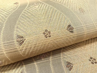 平和屋着物●両面　六通柄袋帯　立涌花松葉　金糸　正絹　逸品　未使用　CABL6001vp