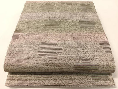 平和屋着物●両面　六通柄袋帯　立涌花松葉　金糸　正絹　逸品　未使用　CABL6001vp