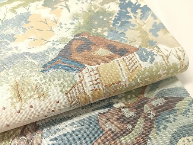 平和屋着物●六通柄袋帯　紹巴　古都の風　正絹　逸品　CABL6013vp