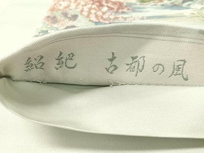 平和屋着物●六通柄袋帯　紹巴　古都の風　正絹　逸品　CABL6013vp