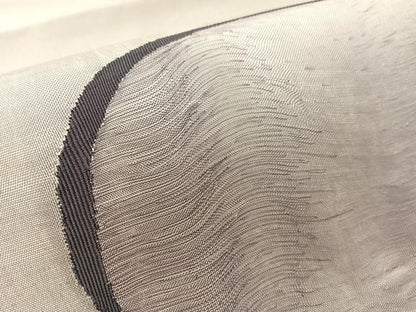 平和屋着物●太鼓柄袋帯　すくい織　抽象文様　正絹　逸品　CABL6021vp