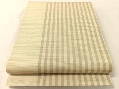 平和屋着物●両面　全通柄袋帯　藍　吉祥文様　正絹　逸品　CABL6025vp