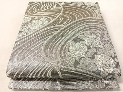 平和屋着物●六通柄袋帯　辻が花　金銀糸　やまと誂製　正絹　逸品　CABL6083vp