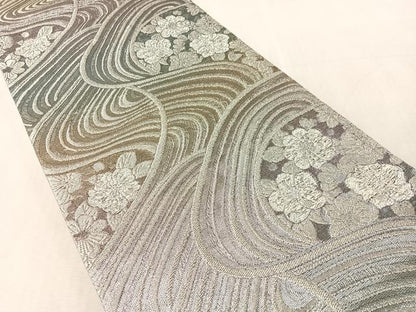 平和屋着物●六通柄袋帯　辻が花　金銀糸　やまと誂製　正絹　逸品　CABL6083vp