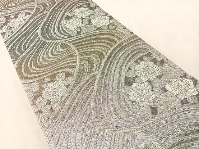 平和屋着物●六通柄袋帯　辻が花　金銀糸　やまと誂製　正絹　逸品　CABL6083vp